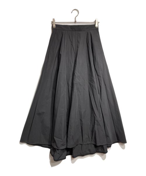 ATON（エイトン）ATON (エイトン) KYOTO TSURIZOME COTTON FLARED SKIRT グレー サイズ:2の古着・服飾アイテム