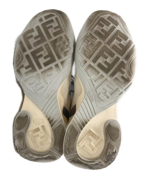 FENDI（フェンディ）FENDI (フェンディ) フルイドテクニカルメッシュスニーカー/Fluid technical mesh sneakers グレー サイズ:38の古着・服飾アイテム