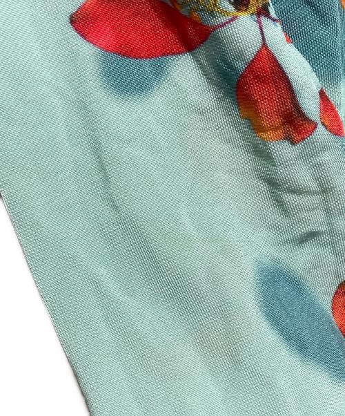 DRIES VAN NOTEN（ドリスヴァンノッテン）DRIES VAN NOTEN (ドリスヴァンノッテン) ボタニカル柄セカンドスキンカットソー/Botanical Print Second-Skin Top ブルー サイズ:XSの古着・服飾アイテム