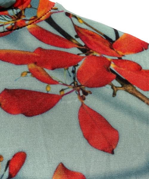 DRIES VAN NOTEN（ドリスヴァンノッテン）DRIES VAN NOTEN (ドリスヴァンノッテン) ボタニカル柄セカンドスキンカットソー/Botanical Print Second-Skin Top ブルー サイズ:XSの古着・服飾アイテム