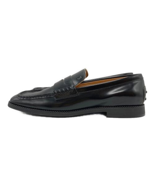 TOD'S（トッズ）TOD'S (トッズ) レザーローファー/Leather Loafer ブラック サイズ:39の古着・服飾アイテム