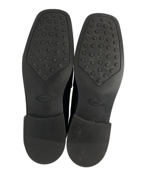 TOD'S（トッズ）TOD'S (トッズ) レザーローファー/Leather Loafer ブラック サイズ:39の古着・服飾アイテム