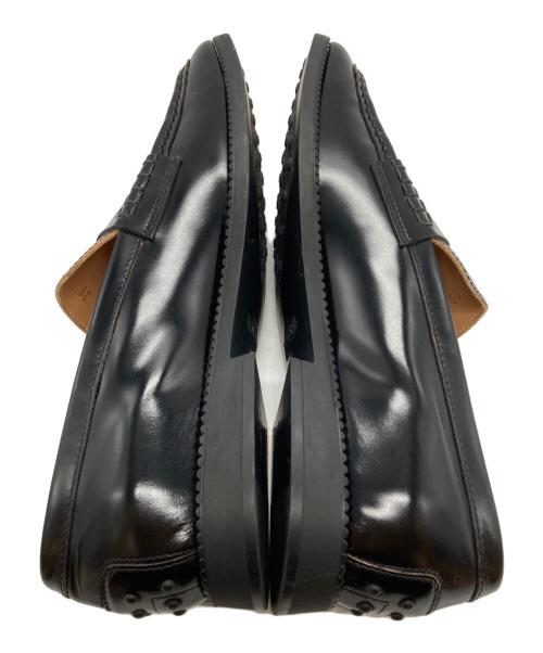 TOD'S（トッズ）TOD'S (トッズ) レザーローファー/Leather Loafer ブラック サイズ:39の古着・服飾アイテム