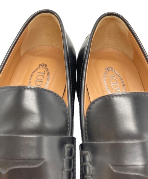 TOD'S（トッズ）TOD'S (トッズ) レザーローファー/Leather Loafer ブラック サイズ:39の古着・服飾アイテム