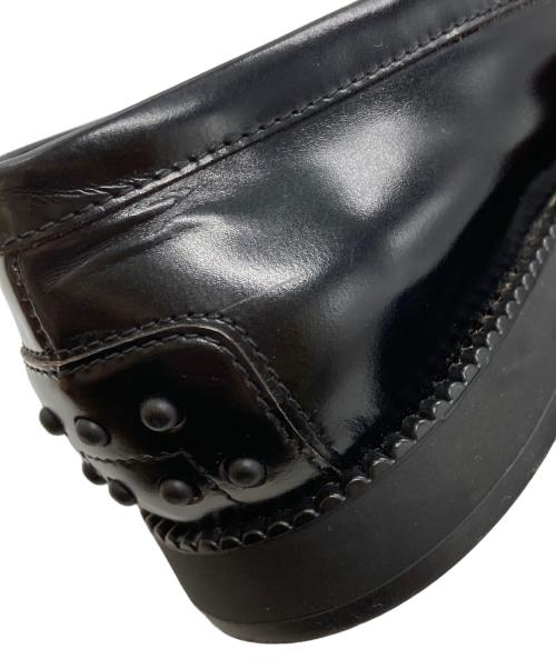 TOD'S（トッズ）TOD'S (トッズ) レザーローファー/Leather Loafer ブラック サイズ:39の古着・服飾アイテム