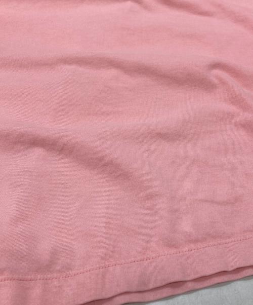 Maison Margiela（メゾンマルジェラ）Maison Margiela (メゾンマルジェラ) ロゴプリントTシャツ/logo graphic T-shirt ピンク サイズ:48の古着・服飾アイテム