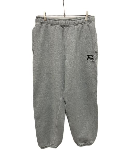 NIKE（ナイキ）NIKE (ナイキ) stussy (ステューシー) スウェットパンツ グレー サイズ:Mの古着・服飾アイテム