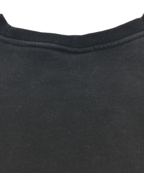 stussy（ステューシー）stussy (ステューシー) フロッキーロゴスウェット ブラック サイズ:Mの古着・服飾アイテム