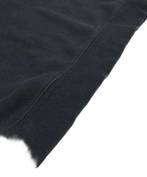 stussy（ステューシー）stussy (ステューシー) フロッキーロゴスウェット ブラック サイズ:Mの古着・服飾アイテム