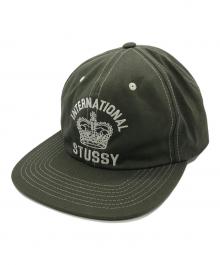 stussy（ステューシー）の古着「MID-DEPTH INTERNATIONAL CROWN STRAPBACK」｜グリーン
