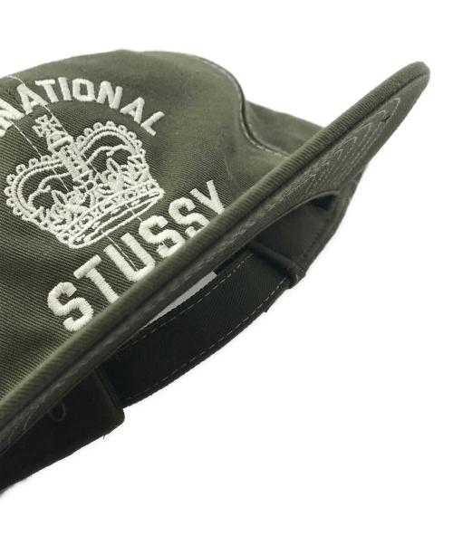 stussy（ステューシー）stussy (ステューシー) MID-DEPTH INTERNATIONAL CROWN STRAPBACK グリーンの古着・服飾アイテム