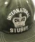 中古・古着 stussy (ステューシー) MID-DEPTH INTERNATIONAL CROWN STRAPBACK グリーン：7000円