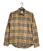 BURBERRYバーバリー）の古着「ノヴァチェックフランネルシャツ/ Nova Check Flannel Shirt」｜ベージュ