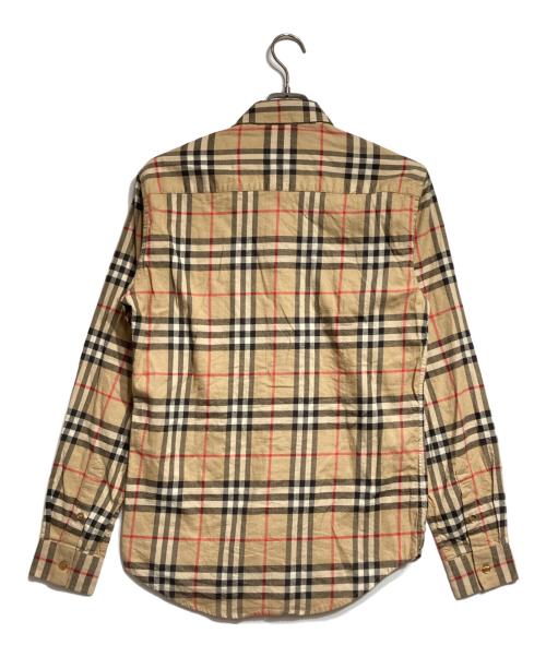 BURBERRY（バーバリー）BURBERRY (バーバリー) ノヴァチェックフランネルシャツ/ Nova Check Flannel Shirt ベージュ サイズ:Sの古着・服飾アイテム