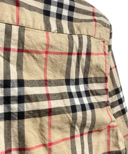 BURBERRY（バーバリー）BURBERRY (バーバリー) ノヴァチェックフランネルシャツ/ Nova Check Flannel Shirt ベージュ サイズ:Sの古着・服飾アイテム