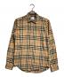 BURBERRY（バーバリー）の古着「ノヴァチェックフランネルシャツ/ Nova Check Flannel Shirt」｜ベージュ