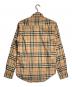 BURBERRY (バーバリー) ノヴァチェックフランネルシャツ/ Nova Check Flannel Shirt ベージュ サイズ:S：18000円