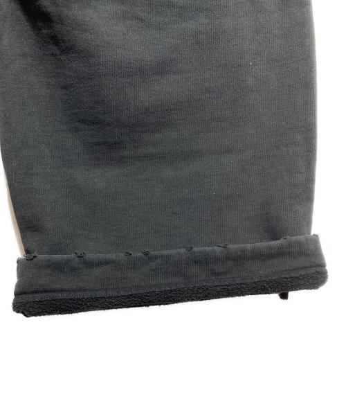 TASKS（タスク）TASKS (タスク) ダメージ加工スウェットワイドパンツ/Sweat Wide Pants ブラック サイズ:Freeの古着・服飾アイテム
