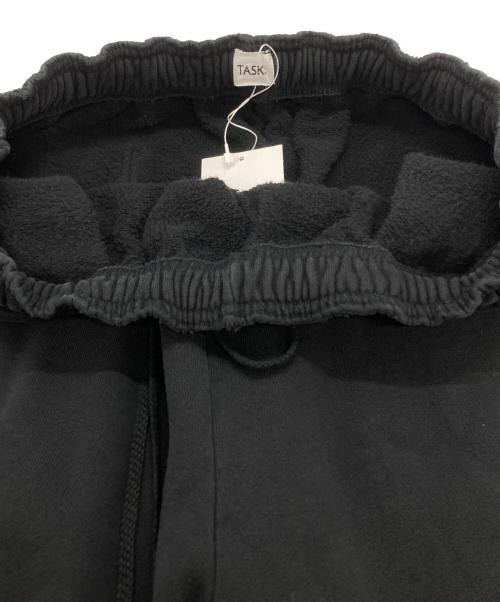 TASKS（タスク）TASKS (タスク) ダメージ加工スウェットワイドパンツ/Sweat Wide Pants ブラック サイズ:Freeの古着・服飾アイテム
