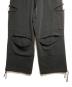 中古・古着 TASKS (タスク) ダメージ加工スウェットワイドパンツ/Sweat Wide Pants ブラック サイズ:Free：18000円