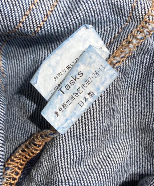 TASKS（タスク）TASKS (タスク) ダメージ加工バギーデニムパンツ/Baggy denim pants インディゴ サイズ:FREEの古着・服飾アイテム