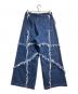 TASKS (タスク) ダメージ加工バギーデニムパンツ/Baggy denim pants インディゴ サイズ:FREE：14000円