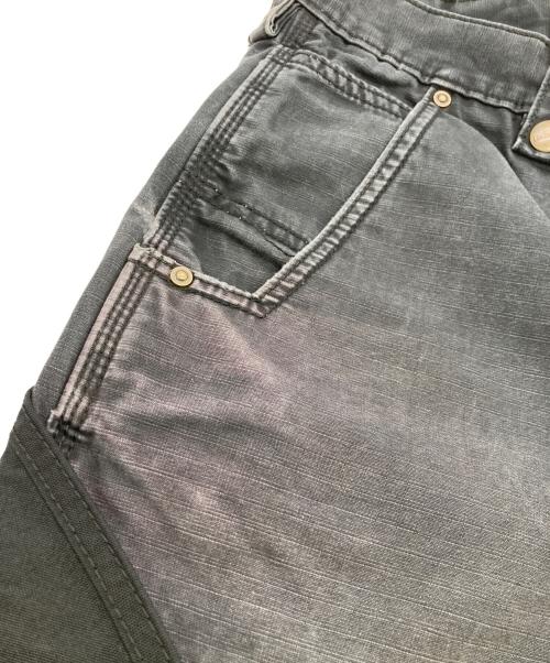 CarHartt（カーハート）CarHartt (カーハート) ダブルニーリップストップカーゴパンツ ブラック サイズ:36の古着・服飾アイテム