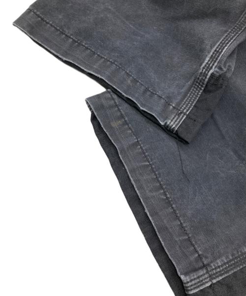 CarHartt（カーハート）CarHartt (カーハート) ダブルニーリップストップカーゴパンツ ブラック サイズ:36の古着・服飾アイテム