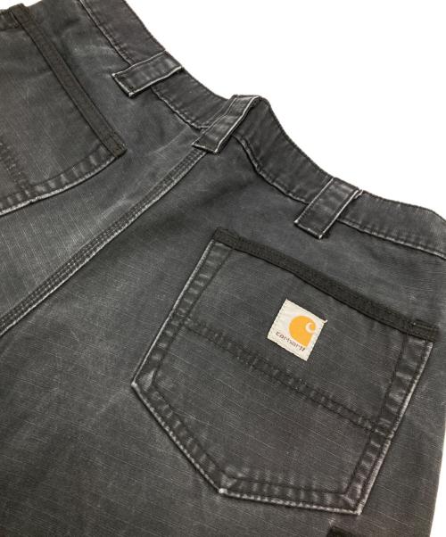 CarHartt（カーハート）CarHartt (カーハート) ダブルニーリップストップカーゴパンツ ブラック サイズ:36の古着・服飾アイテム