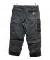 CarHartt (カーハート) ダブルニーリップストップカーゴパンツ ブラック サイズ:36：8000円