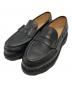PARABOOT（パラブーツ）の古着「コインローファー/Coin Loafer」｜ブラック