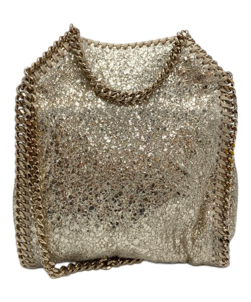 STELLA McCARTNEY（ステラマッカートニー）STELLA McCARTNEY (ステラマッカートニー) Falabella Tiny Tote Bag/ファラベラタイニートートバッグ ゴールドの古着・服飾アイテム