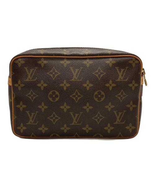 LOUIS VUITTON（ルイ ヴィトン）LOUIS VUITTON (ルイ ヴィトン) クラッチバッグ/ Compiègne 23  ブラウンの古着・服飾アイテム