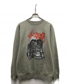 中古・古着通販】stussy (ステューシー) スカルワッペンスウェット