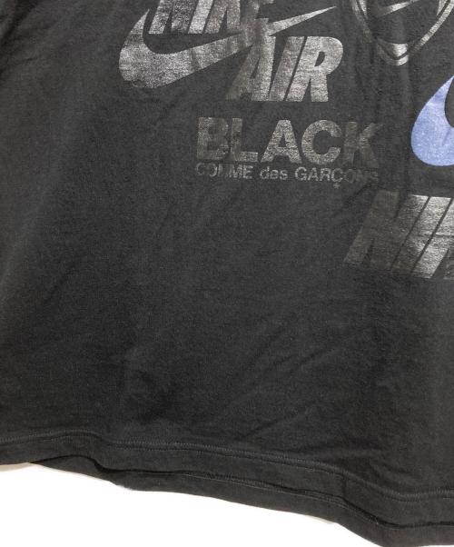 NIKE（ナイキ）NIKE (ナイキ) BLACK COMME des GARCONS (ブラックコムデギャルソン) コラボプリントTシャツ/Print T ブラック サイズ:Mの古着・服飾アイテム
