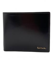 PAUL SMITH（ポールスミス）の古着「2つ折り財布/Bifold wallet」｜グレー×ブラック
