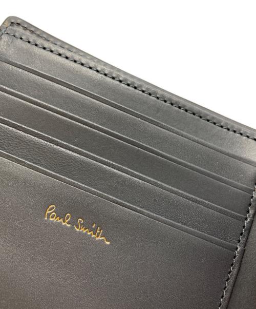 PAUL SMITH（ポールスミス）PAUL SMITH (ポールスミス) 2つ折り財布/Bifold wallet グレー×ブラックの古着・服飾アイテム
