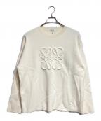 LOEWEロエベ）の古着「DEBOSSED ANAGRAM SWEATER」｜ベージュ