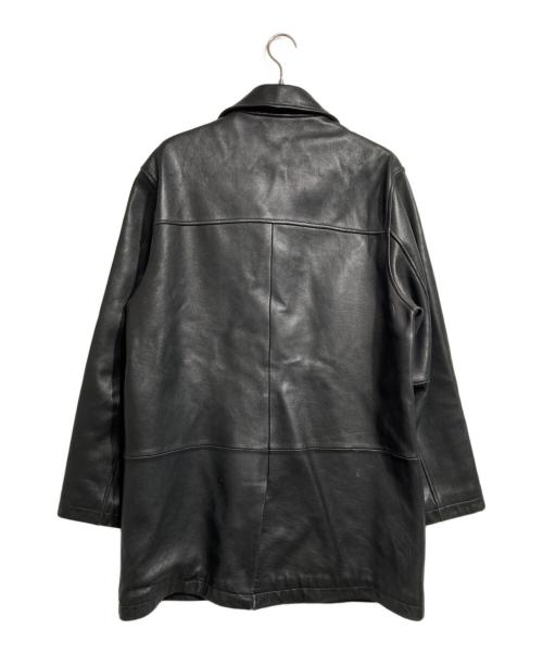 BROOKS BROTHERS（ブルックスブラザーズ）BROOKS BROTHERS (ブルックスブラザーズ) ラムレザカーコート/Lamb leather car coat ブラック サイズ:Mの古着・服飾アイテム