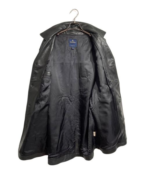 BROOKS BROTHERS（ブルックスブラザーズ）BROOKS BROTHERS (ブルックスブラザーズ) ラムレザカーコート/Lamb leather car coat ブラック サイズ:Mの古着・服飾アイテム