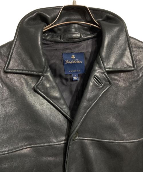 BROOKS BROTHERS（ブルックスブラザーズ）BROOKS BROTHERS (ブルックスブラザーズ) ラムレザカーコート/Lamb leather car coat ブラック サイズ:Mの古着・服飾アイテム