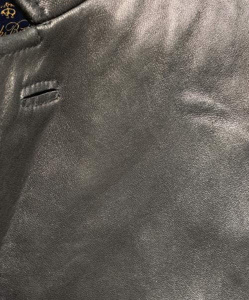 BROOKS BROTHERS（ブルックスブラザーズ）BROOKS BROTHERS (ブルックスブラザーズ) ラムレザカーコート/Lamb leather car coat ブラック サイズ:Mの古着・服飾アイテム