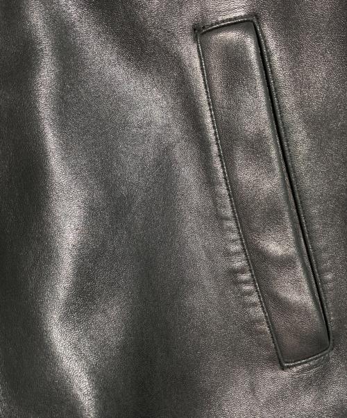 BROOKS BROTHERS（ブルックスブラザーズ）BROOKS BROTHERS (ブルックスブラザーズ) ラムレザカーコート/Lamb leather car coat ブラック サイズ:Mの古着・服飾アイテム