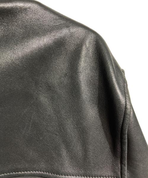 BROOKS BROTHERS（ブルックスブラザーズ）BROOKS BROTHERS (ブルックスブラザーズ) ラムレザカーコート/Lamb leather car coat ブラック サイズ:Mの古着・服飾アイテム