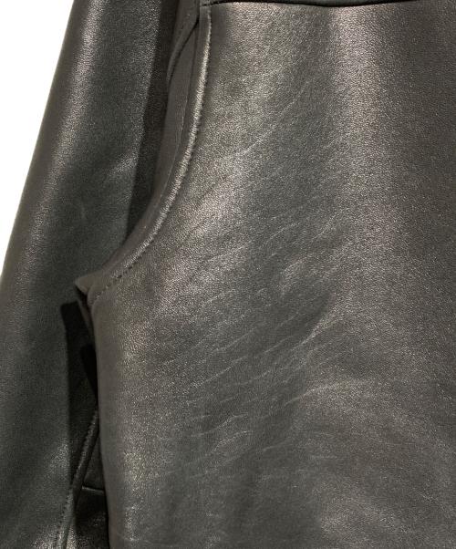 BROOKS BROTHERS（ブルックスブラザーズ）BROOKS BROTHERS (ブルックスブラザーズ) ラムレザカーコート/Lamb leather car coat ブラック サイズ:Mの古着・服飾アイテム