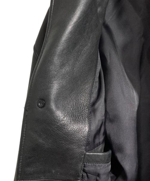 BROOKS BROTHERS（ブルックスブラザーズ）BROOKS BROTHERS (ブルックスブラザーズ) ラムレザカーコート/Lamb leather car coat ブラック サイズ:Mの古着・服飾アイテム