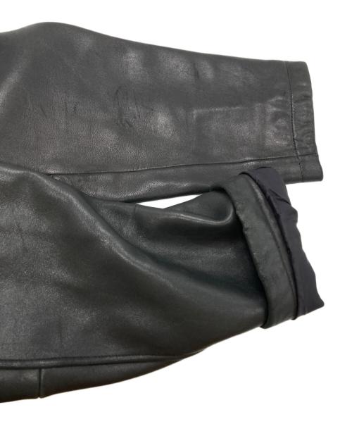 BROOKS BROTHERS（ブルックスブラザーズ）BROOKS BROTHERS (ブルックスブラザーズ) ラムレザカーコート/Lamb leather car coat ブラック サイズ:Mの古着・服飾アイテム