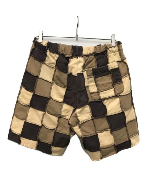 SUPREME（シュプリーム）SUPREME (シュプリーム) REVERSE PATCHWORK SWEATSHORT ブラウン サイズ:	SIZE Sの古着・服飾アイテム