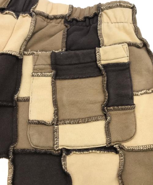 SUPREME（シュプリーム）SUPREME (シュプリーム) REVERSE PATCHWORK SWEATSHORT ブラウン サイズ:	SIZE Sの古着・服飾アイテム