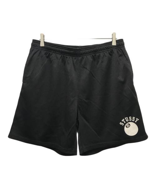 stussy（ステューシー）stussy (ステューシー) 8 Ball Mesh short pant ブラック サイズ:Lの古着・服飾アイテム